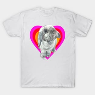 Super cute Snoopy the miracle mini lop bunny T-Shirt